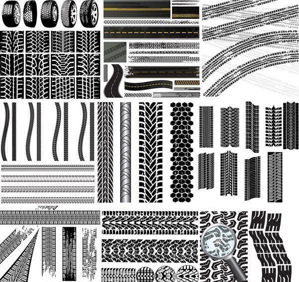 轮胎的花纹区别很大， 原来那么高深